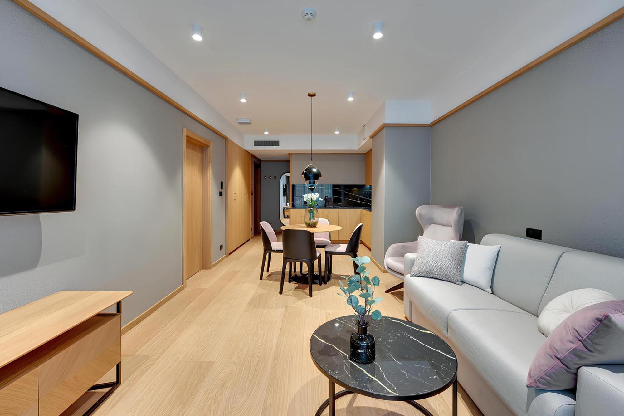 Deo Plaza Premium Apartments & Spa 格但斯克 外观 照片